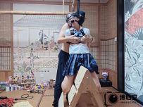【缚心室】双马尾JK少女的绳缚地狱！一天高强度折磨，木马、驷马、吊缚折磨，炮机+AV