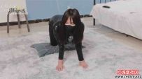 【心悦艺束】皮衣女王被征服，完成主任的各种调教动作...