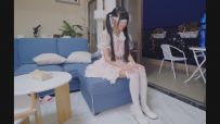 【冷与贝】Lolita小姐姐菱缚，晚上捆绑着在阳台吹风