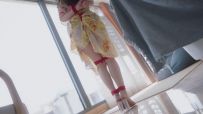 【丝米】《欲望少妇》少妇被日式捆绑双腿并拢，被占据。胸乳被肆意玩弄，掐住脖子给她
