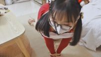 【好梦】小啾咪的M腿羞耻强高，狗链，学狗撒尿，爬行，双马尾，肉丝高跟，羞耻心调教