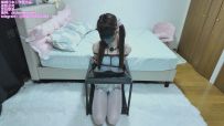 【绳缚日本】「PJ计划」系列「初篇 50°C灰」双马尾灰丝➕刑椅的真正用法➕日式团缚➕