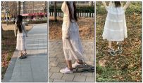 【布莱恩】帆布鞋女生22斤脚镣外出（下）完结