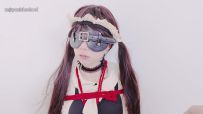 【惩戒学园】玩弄流口水小女仆（中） 双马尾萝莉 女仆 吊带袜 白丝 口水放置 强制玩舌