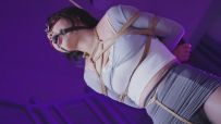 【悠米定拍】《被驯服的美艳少妇5》开腿吊缚+跳dan固定刺激+假Y口塞+柠檬刺激口水+呕
