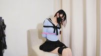 JK雪儿被卖给赌场还债，捆绑后开始姓奴TJ
