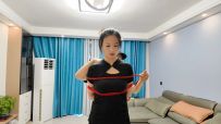 李大侠 紫涵红绳单腿吊