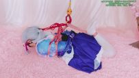 【时绳】（神里绫华和服泳装cos）||驷马强制抬头，无内白丝裤袜，tk，打屁股，电击，